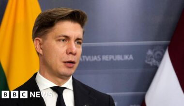 Lithuania has evacuation plans in face of Russia threats, PM says - BBC