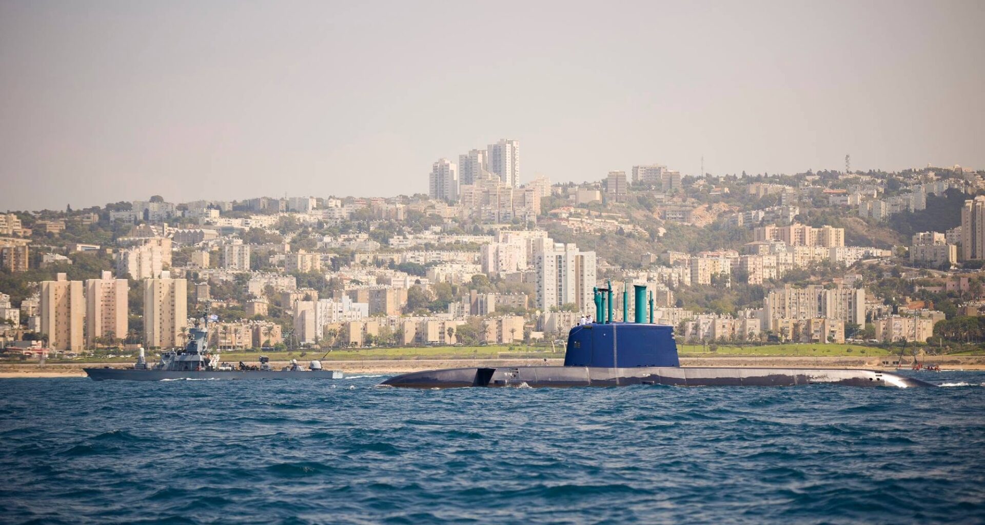 The lead Dolphin II-class submarine, INS Drakon. Photo: Israel Defense Forces