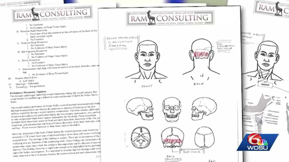 Louisiana coroner analyzes Nolan Wells' autopsy reports