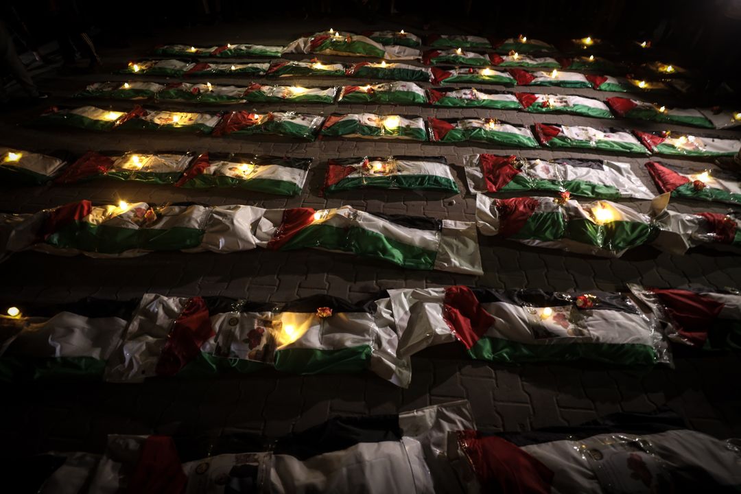 Gaza families finally recover remains of 100 relatives from rubble in Israel's genocidal war
