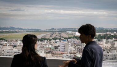 China threat erodes Japanese anger over U.S. bases ahead of vote