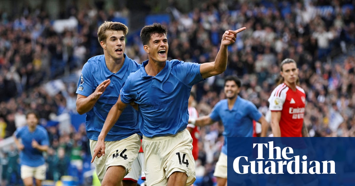 Brighton demolish champions Arsenal 3-0 to mark anniversary in style | Premier League