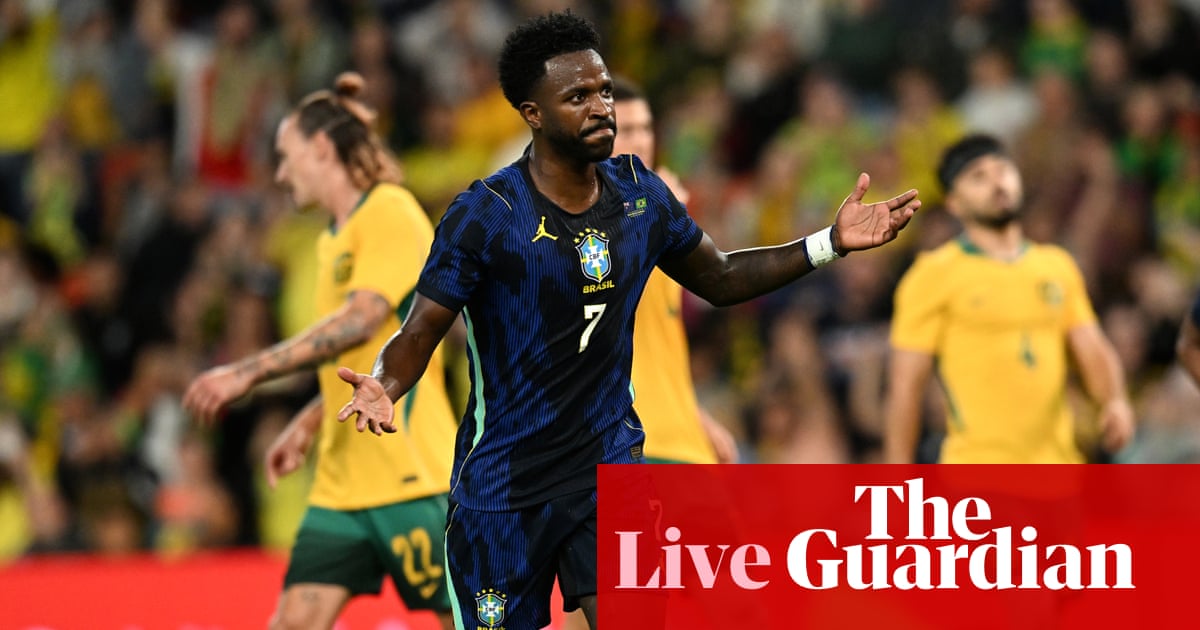Australia 2-4 Brazil: men’s international football friendly – live | Australia