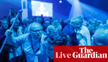 Farage and Jenrick to speak on final day of Reform conference marred by scandal and protests – UK politics live | Politics
