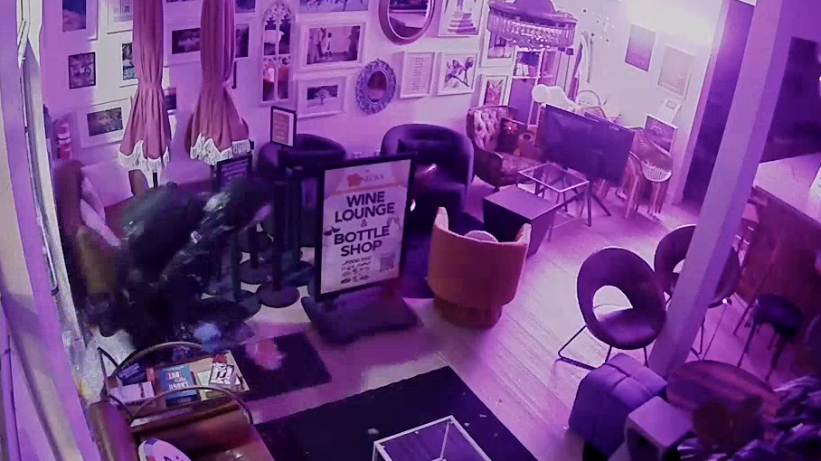 Videos show break-ins at Joneck's Wine Lounge, East Village Bookshop in Sacramento