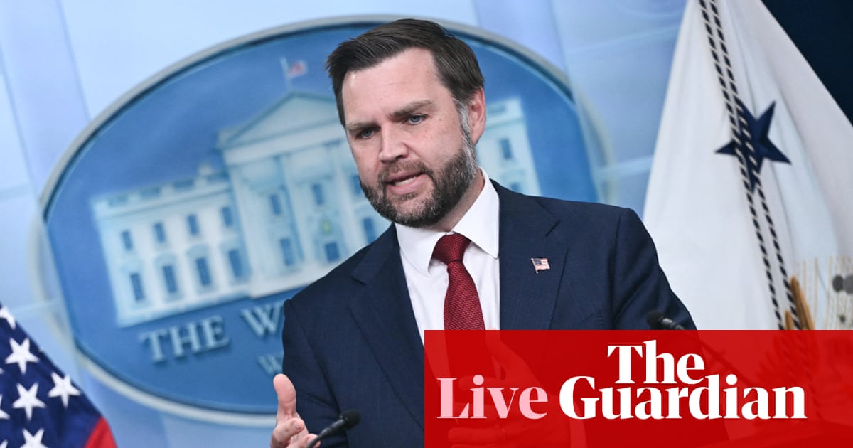Vance pushes back on reports that US strikes hit wedding in Iran but says ‘sometimes things happen’ – live | Trump administration