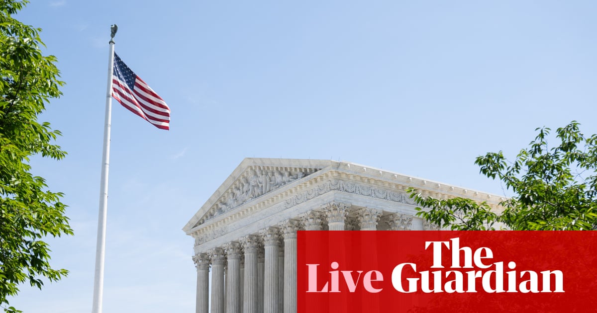 Democratic lawmakers call for protections over third country deportations after ‘indefensible’ court ruling – US politics live | US supreme court