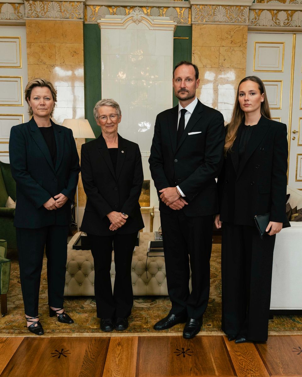 The King and Crown Princess receive representatives of Norway’s Council for Religious and Life Stance Communities as the country mourns King Harald V.