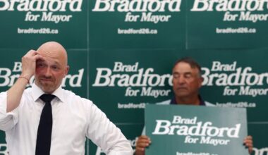 Brad Bradford’s rise in the polls has stalled — how is he going to win Toronto’s mayoralty? - Toronto Star