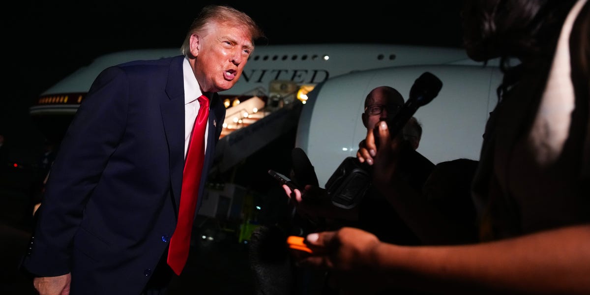 Trump Snaps at Reporter Who Questioned $5,000 Checks for Voters