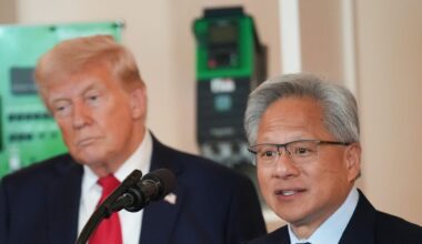 Jensen Huang, Donald Trump Denounce AI Doomerism at All-in Summit