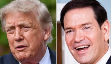 Trump Had An Awkward Moment With Rubio Seated Just Inches Away