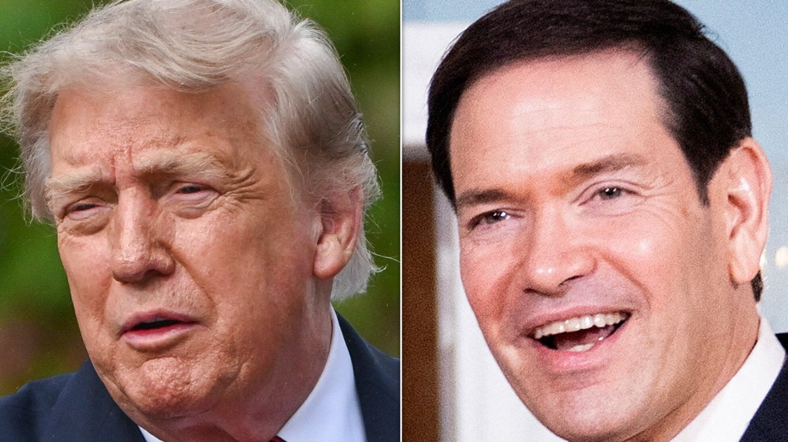 Trump Had An Awkward Moment With Rubio Seated Just Inches Away