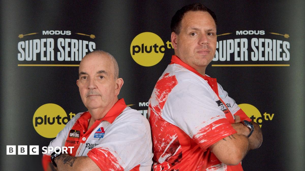 Phil Taylor and Adrian Lewis