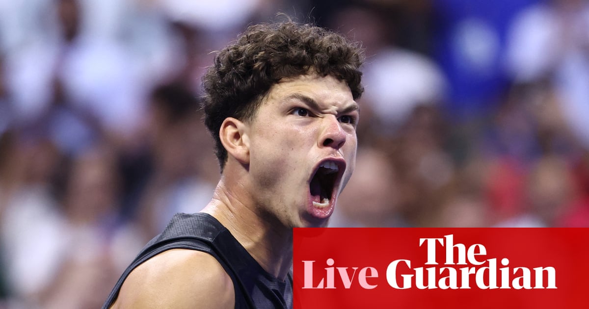 US Open 2026 quarter-final: Ben Shelton stuns Carlos Alcaraz in thriller after latest ever finish – as it happened | US Open Tennis 2026