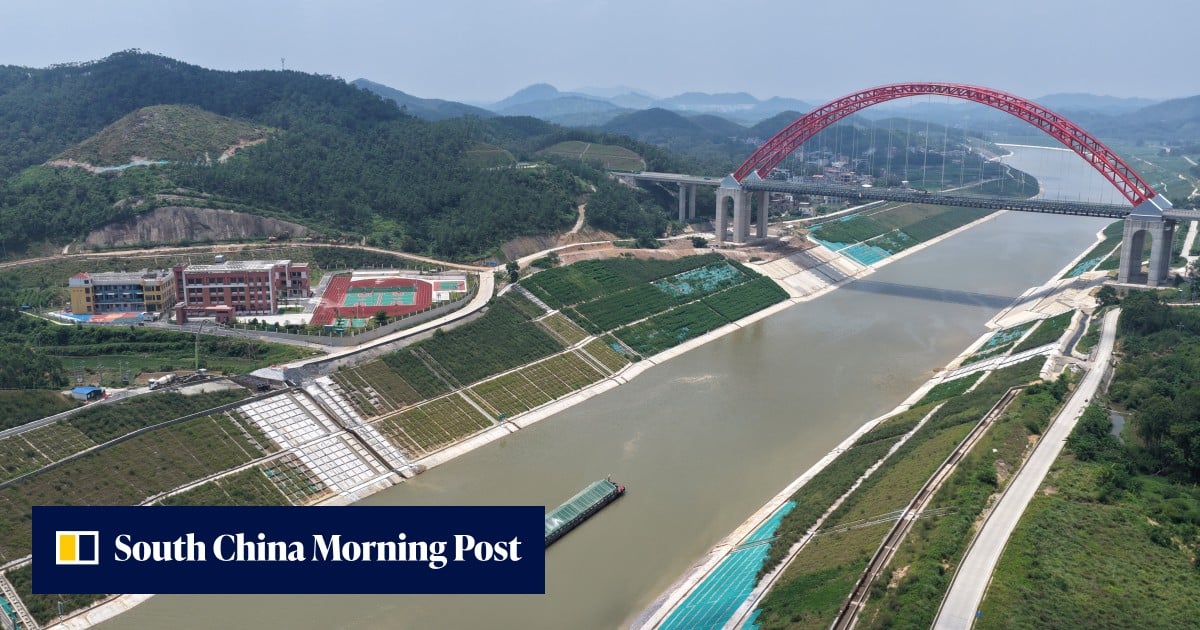 China launches new canal, first of its kind since 1949, giving inland access to sea lanes