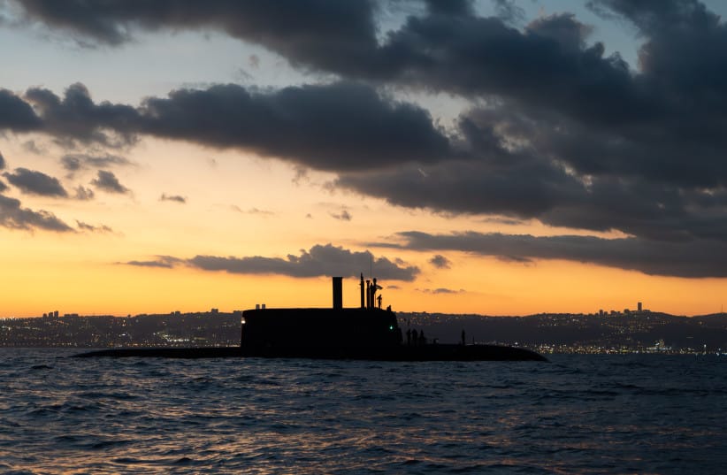 The INS Dragon at sea near Haifa in images released on September 24, 2026.