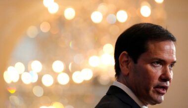 United States Secretary of State Marco Rubio speaks to the media after meeting with Russian Foreign Minister Sergey Lavrov, in New York, US, September 23, 2026.