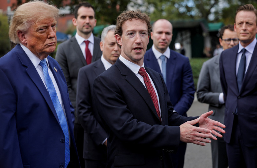 US President Donald Trump speaks to the media at the White House driveway following a luncheon for tech leaders in the East Room, in Washington, DC., US, September 29, 2026.