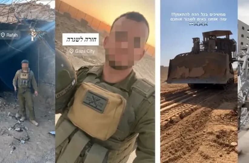 Images from social media of a soldier against whom the Hind Rajab Foundation filed a complaint in Vietnam.