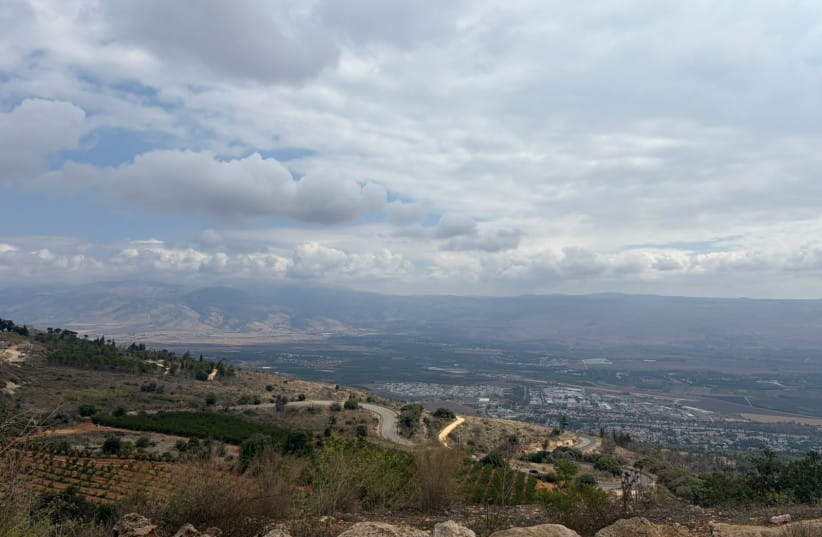 An overlook of Kiryat Shmona.