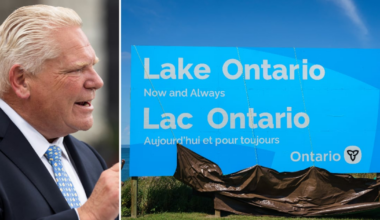 Ontario spent $25K on Doug Ford’s new ‘Lake Ontario’ sign - CTV News