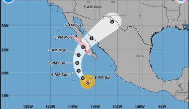 Hurricane Polo to cross over New Mexico as tropical depression
