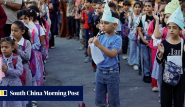 Gaza children return to in-person schools for first time in 3 years
