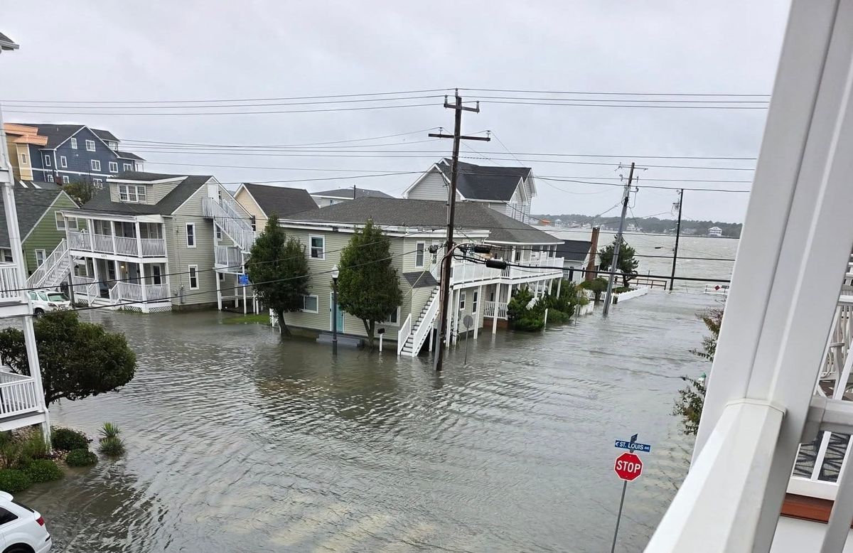 Photos and videos: Nor’easter pounds Maryland, Delaware beaches