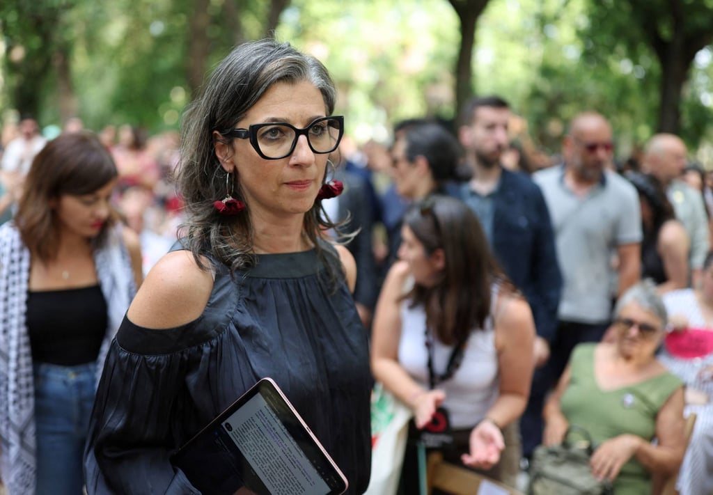 Francesca Albanese, the United Nations special rapporteur on the Palestinian territories, in June 2025. Photo: AFP