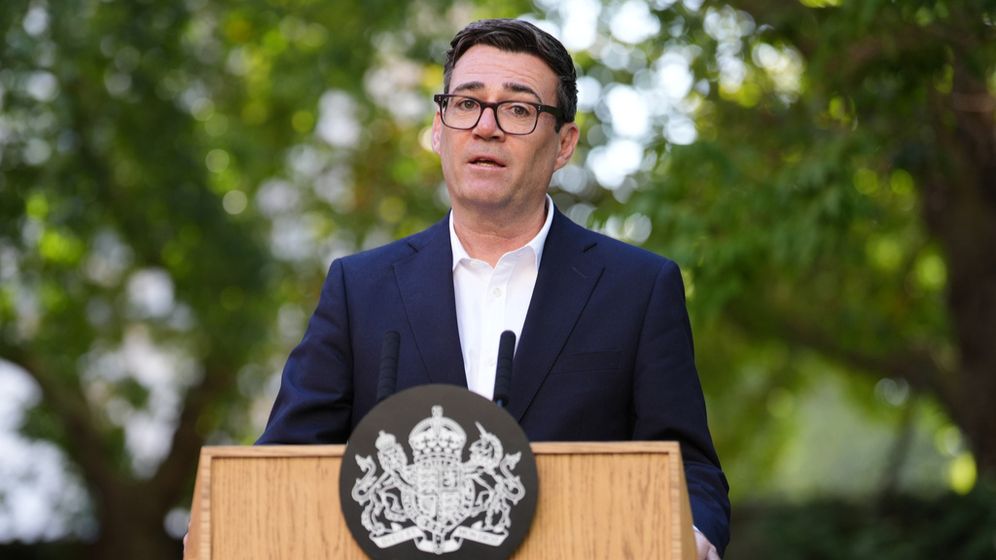 British Prime Minister Andy Burnham