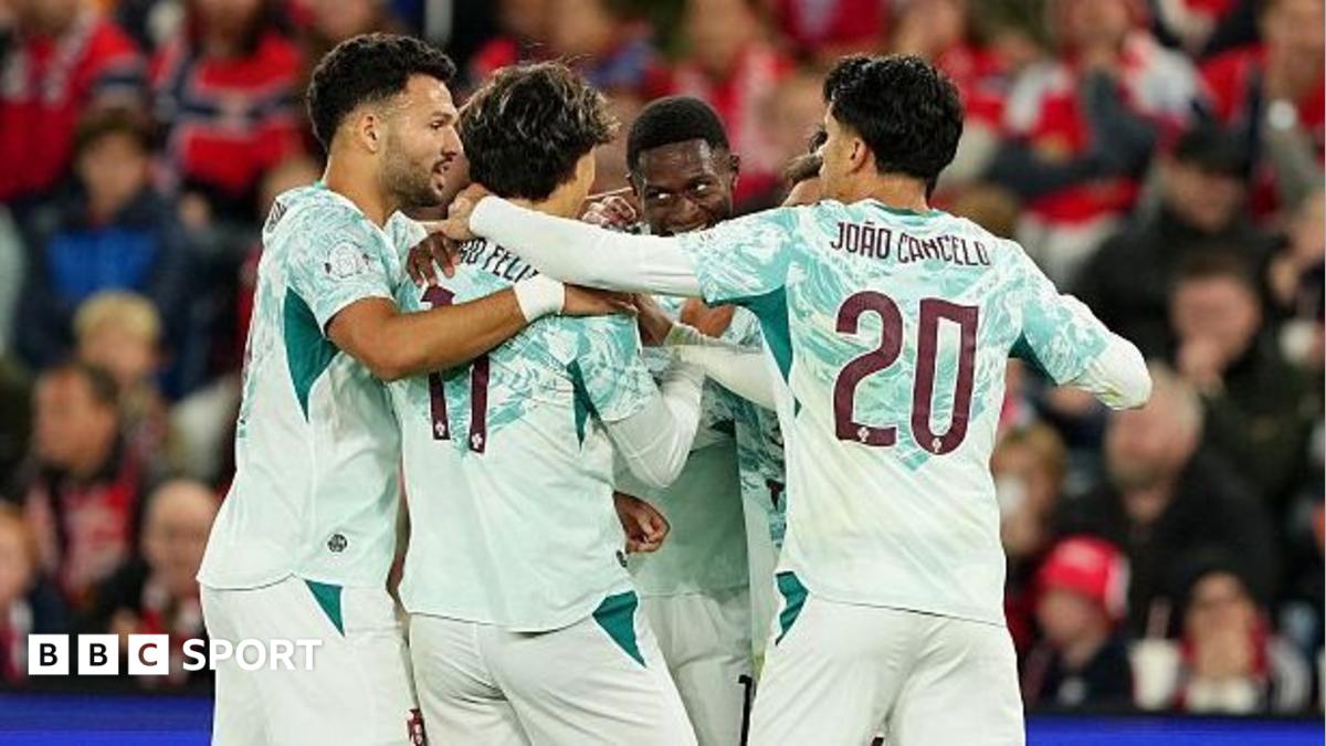 Norway 1-2 Portugal - Joao Felix and Goncalo Ramos score in Nations League win