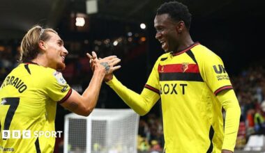 Championship: Watford 2-1 Preston North End - Hornets come from behind to win