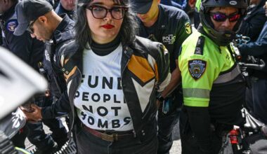 Hundreds arrested at UN protest against Israel’s Netanyahu visit