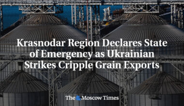 Krasnodar Region Declares State of Emergency as Ukrainian Strikes Cripple Grain Exports