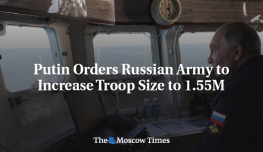 Putin Orders Russian Army to Increase Troop Size to 1.55M
