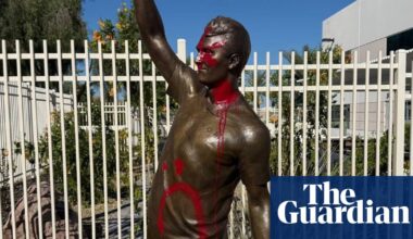 New Charlie Kirk statue vandalized at Turning Point USA headquarters | Arizona