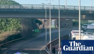 Black-clad protesters in balaclavas block road at port of Dover in Kent | Kent