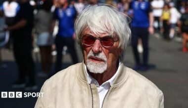 Former F1 chief executive Bernie Ecclestone