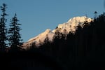 FILE - Mount Hood and Mount Hood National Forest on Dec. 12, 2025.