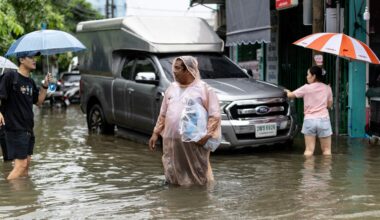 Photos: Heavy rains and flooding in Bangkok force thousands into shelters | Floods News