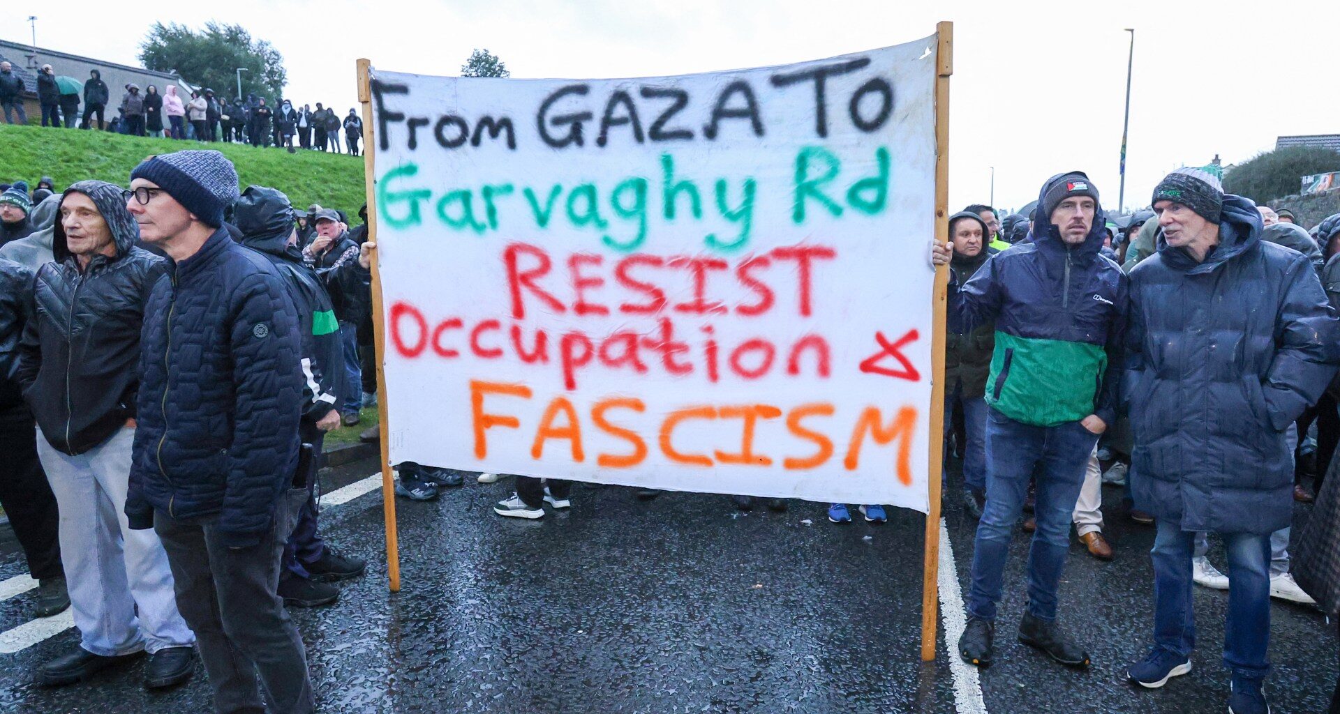 Northern Ireland protesters block Orange Order march in Portadown | News