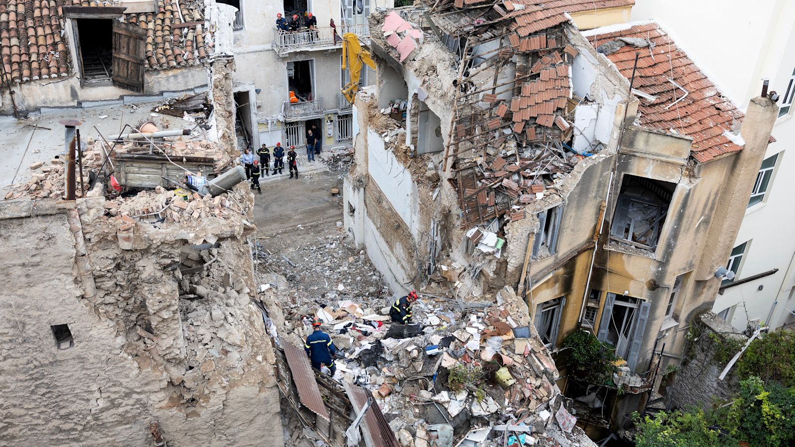 Elderly British man and his Greek wife feared dead after explosion in Athens kills six