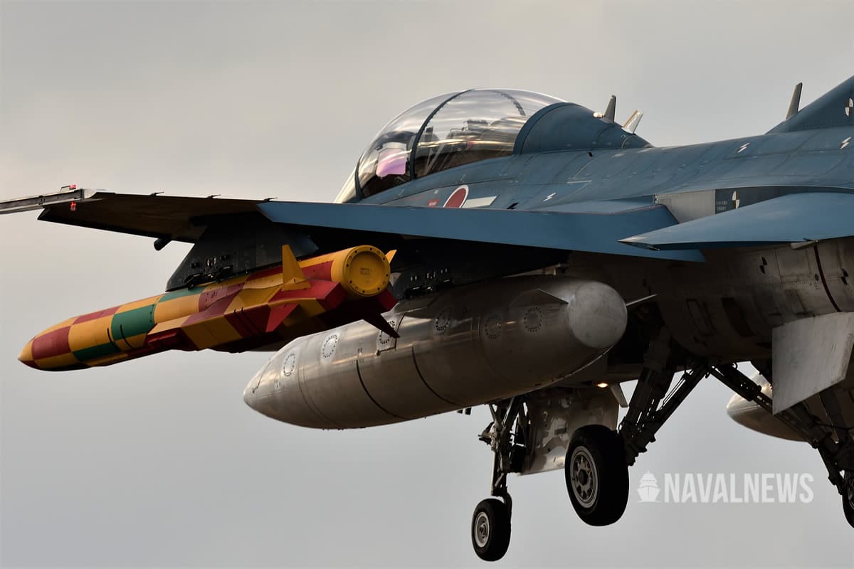 ASM-3 anti-ship missile on JASDF F-2 Fighter