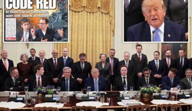 Trump calls for 'tremendous self-regulation' of AI at lunch with billionaire tech titans