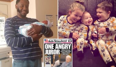 Lindsay Clancy holdout juror shares pictures of himself with newborn daughter — as fundraiser tops $350K