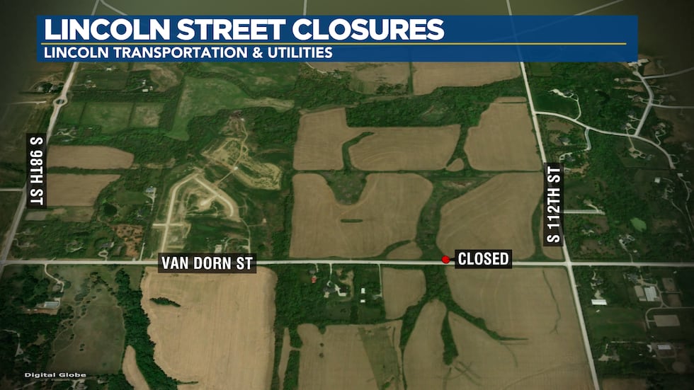 Van Dorn Street between 98th and 112th streets will close beginning Monday for a paving...