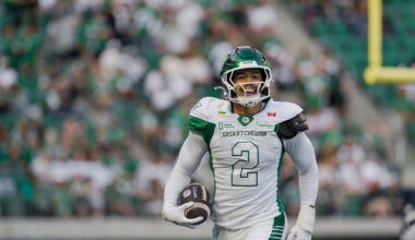 Saskatchewan Roughriders down two linebackers for Labour Day Classic
