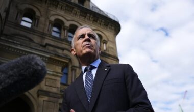 Carney warns of tough times ahead in national address as retaliatory tariffs kick in - CTV News