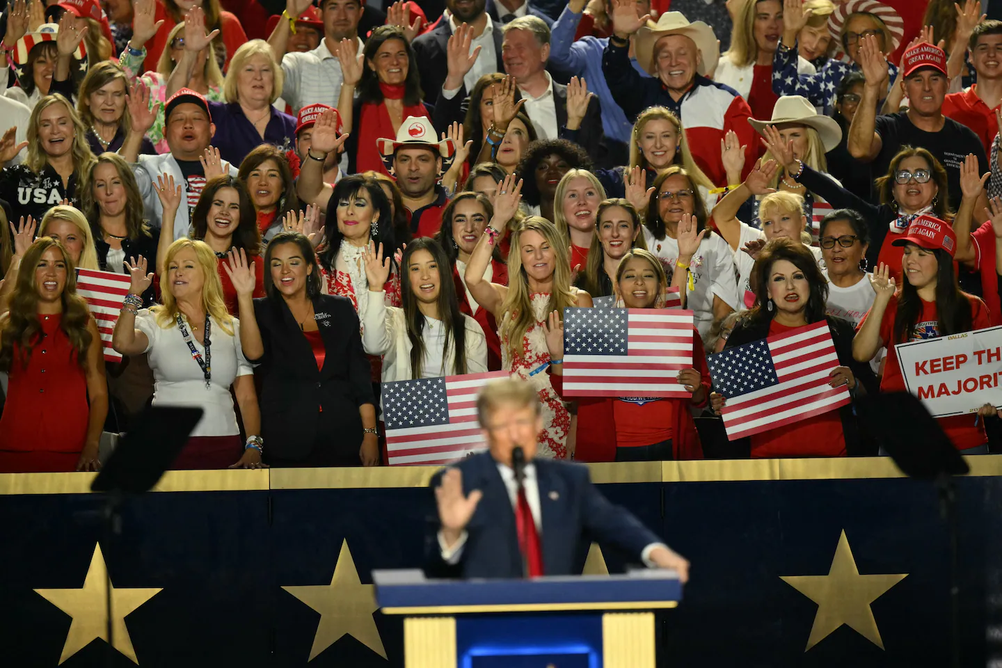 Trump asks convention crowd to pledge to him they will vote, ‘cheat like hell’ - The Washington Post